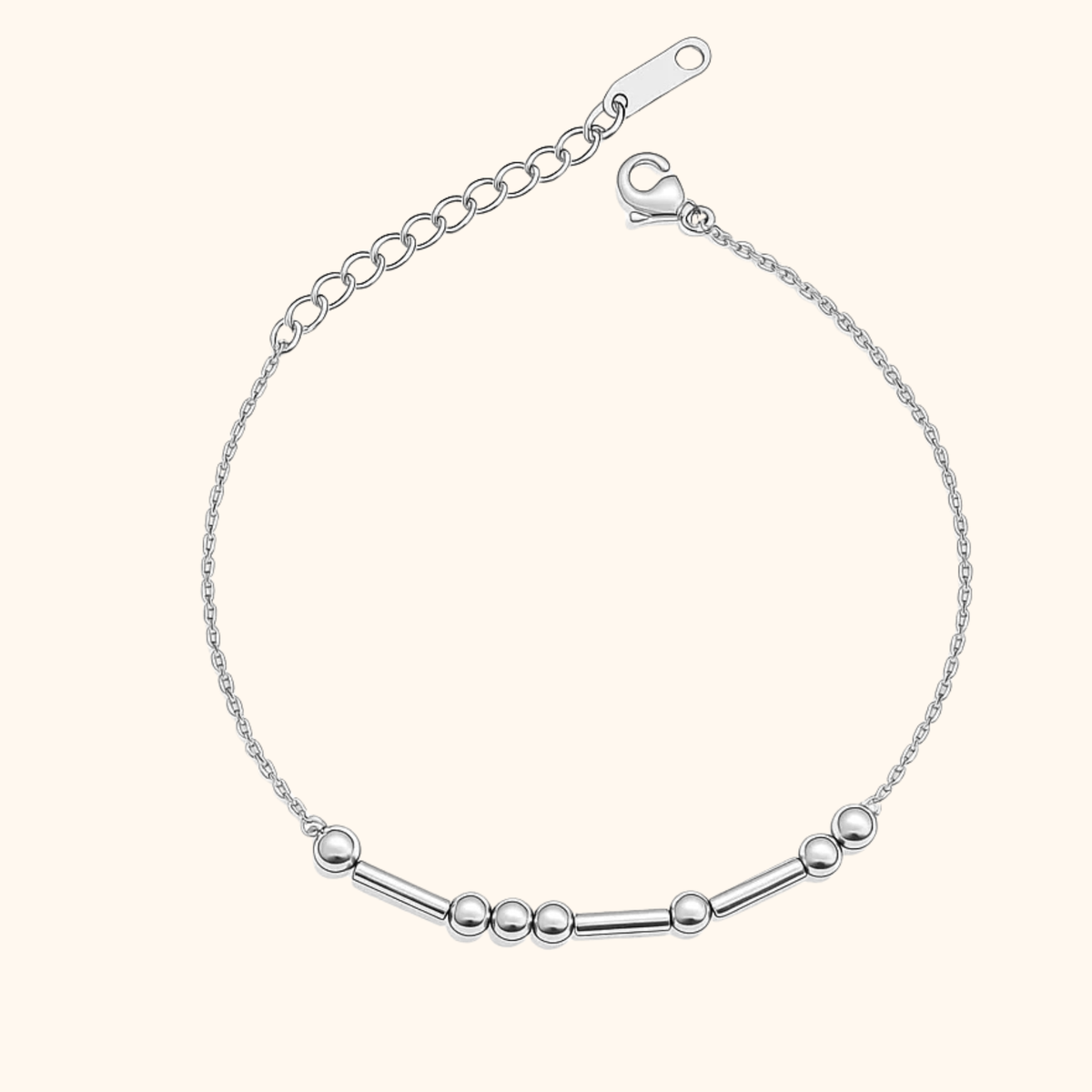 Personligt Morse Code Armband
