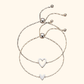 Elegant Matchande Hjärt Armband