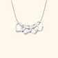 Graverat Familjehjärta Halsband