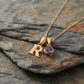 Initial Födelsesten Berlock Halsband
