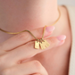 Personligt Initial Tag Halsband