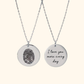 Personligt Graverat Fingeravtryck Halsband