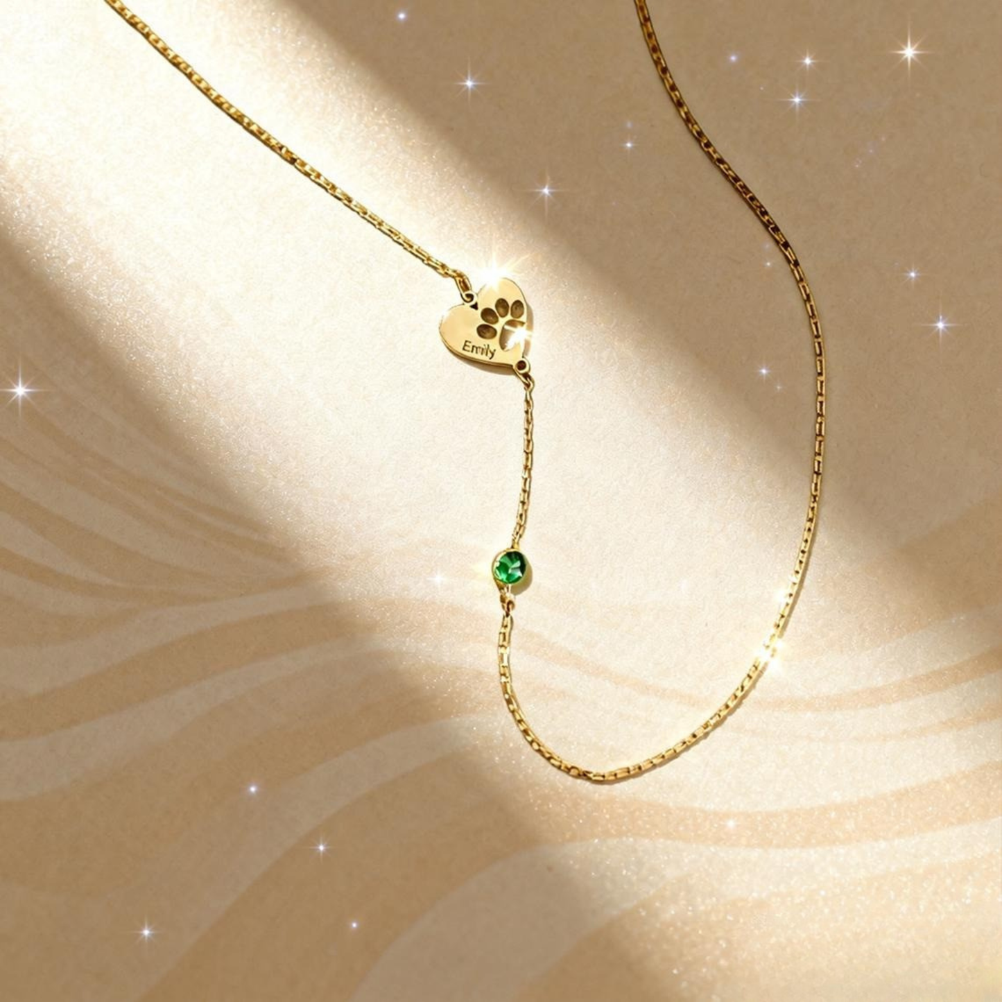 Tassavtryck Graverat Halsband