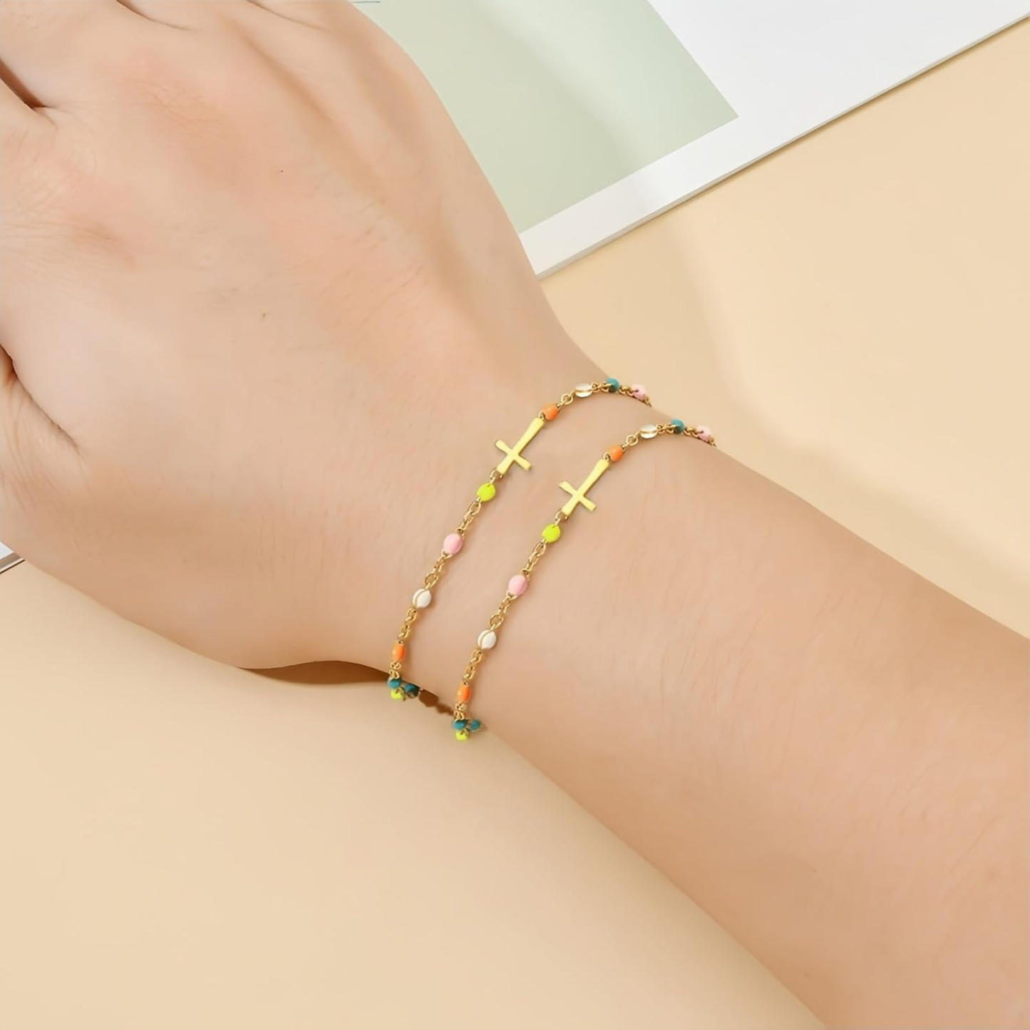 Pray Over It Cross Armband