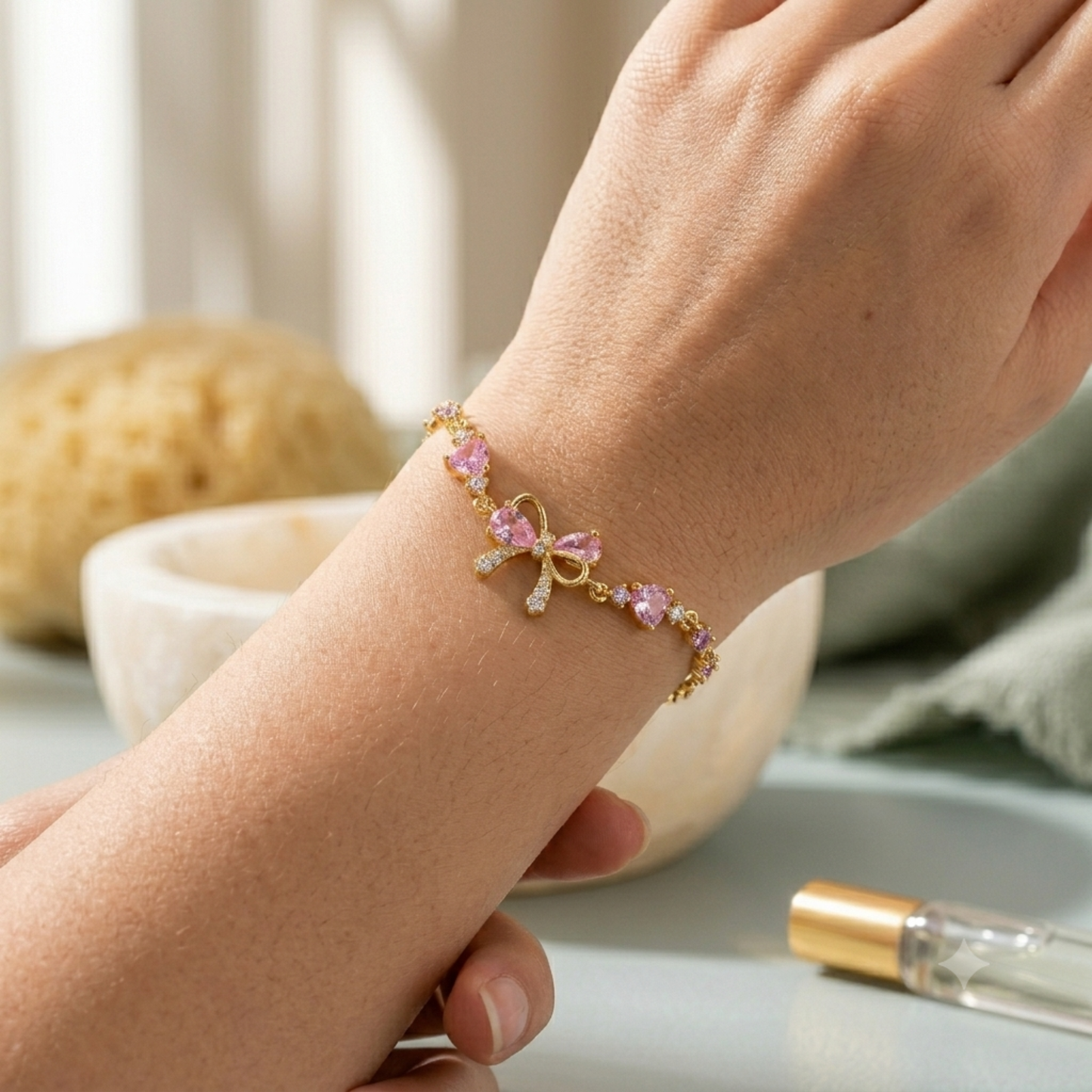 Fint Glittrande Båge Armband