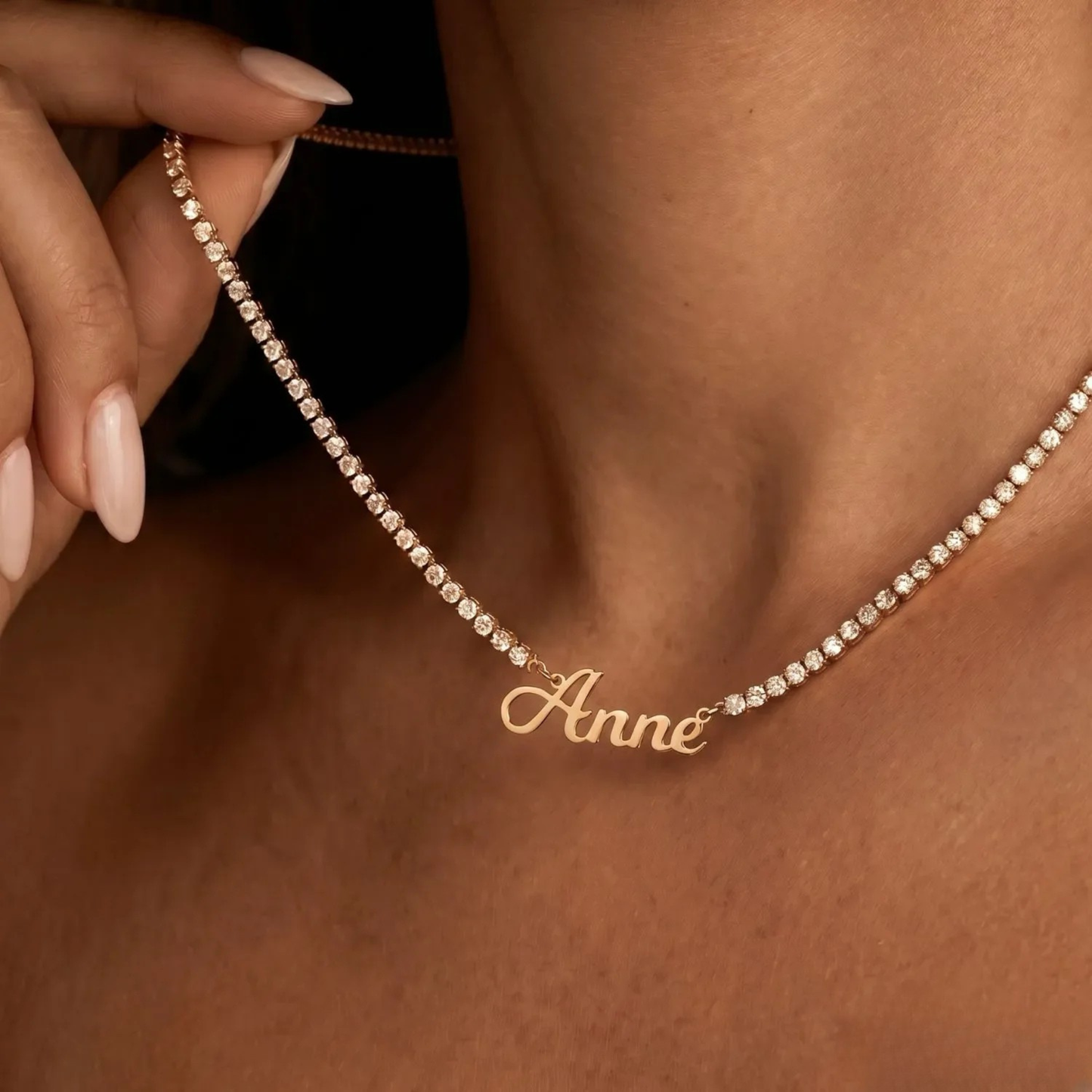 Personligt Signatur Namn Halsband