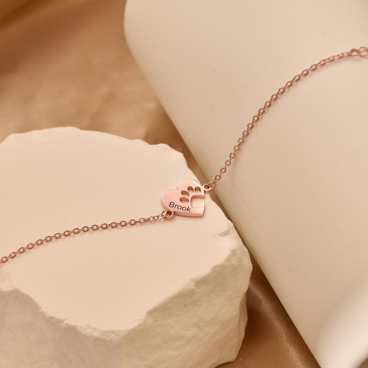 Personligt Tassavtryck Namn Armband