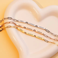 Personligt Kedjelänk Charm Armband