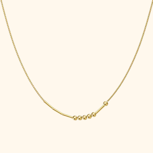 Personligt Morse Code Halsband