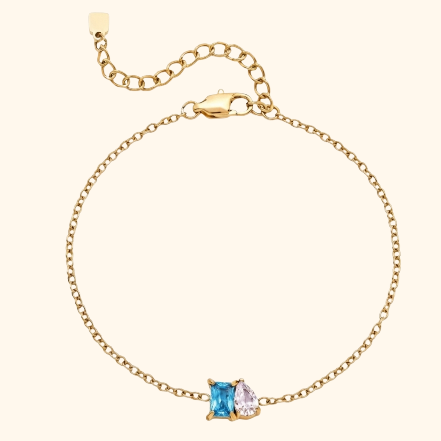 För Alltid Sammanflätat Födelsestens Armband