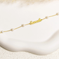 Personligt Dainty Pärl Namn Armband