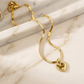 Love You More Hjärt Hänge Halsband