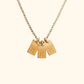 Personligt Initial Tag Halsband