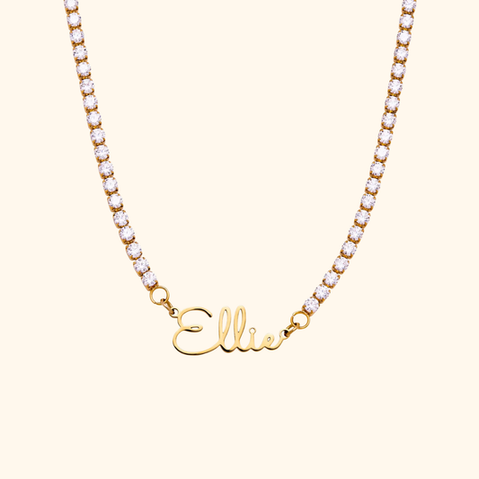 Personligt Signatur Namn Halsband