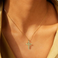 Kunglig Krona Kors Halsband