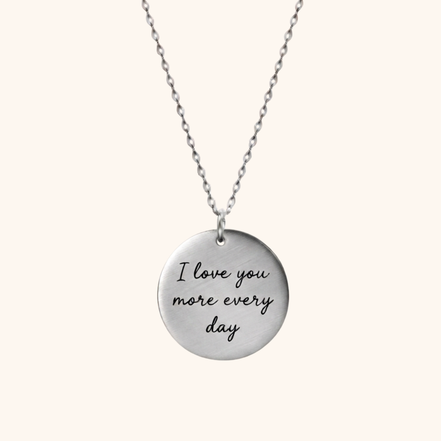 Personligt Graverat Fingeravtryck Halsband