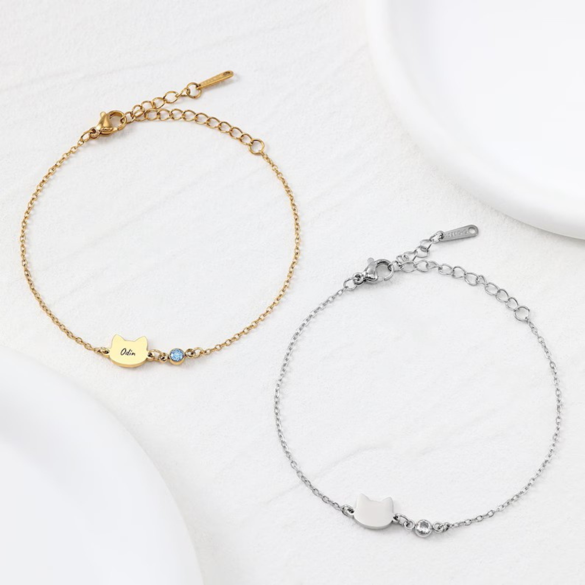 Personligt Katt Namn Armband
