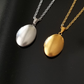 Personligt Graverat Ovalt Foto Halsband