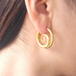 Eleganta Spiral Orhängen