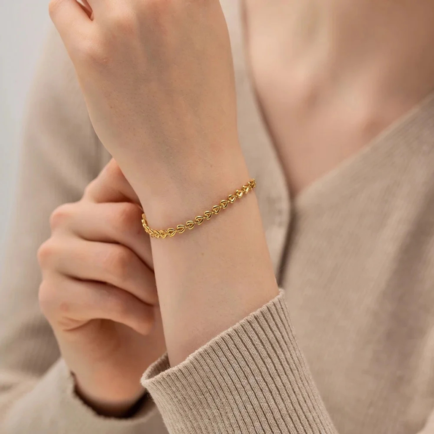 För Evigt Förbundna Hjärtan Armband