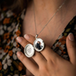 Personligt Graverat Ovalt Foto Halsband