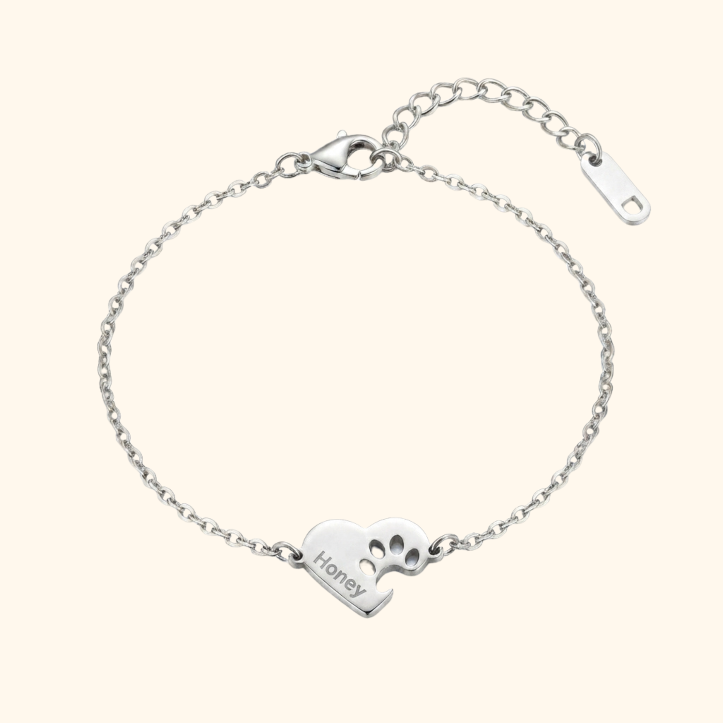 Personligt Tassavtryck Namn Armband