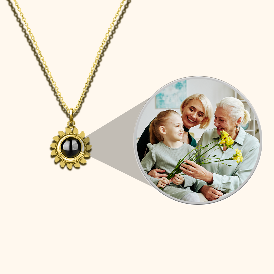 Solhalsband med Projektionsberlock