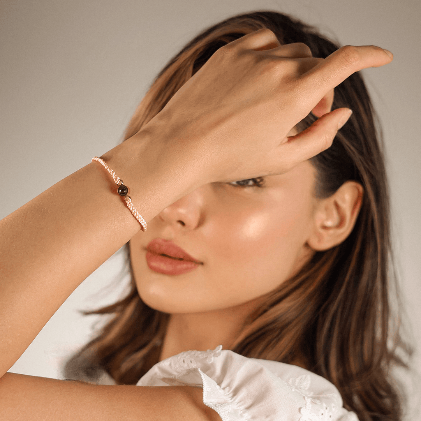 Personligt Cirkelfotoarmband