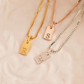 Personligt Initial Tag Halsband