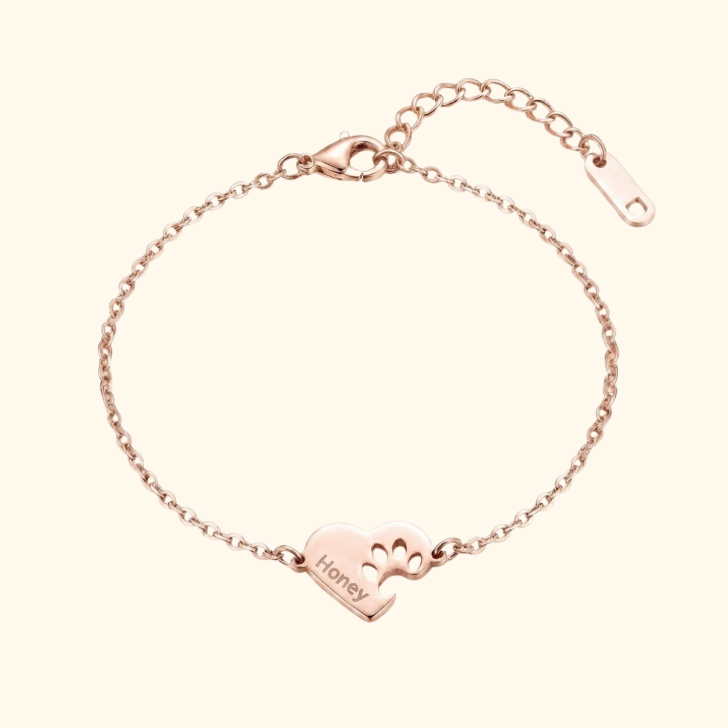Personligt Tassavtryck Namn Armband