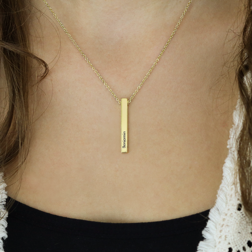 3D Guldtacka Halsband