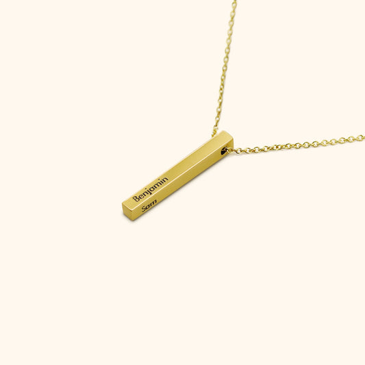 3D Guldtacka Halsband