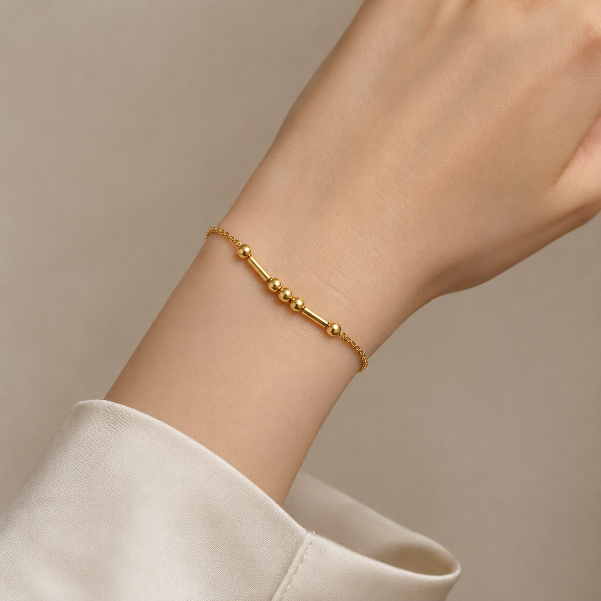 Personligt Morse Code Armband