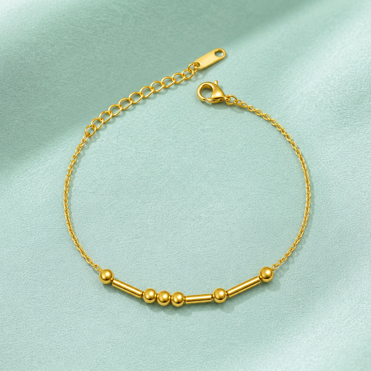 Personligt Morse Code Armband