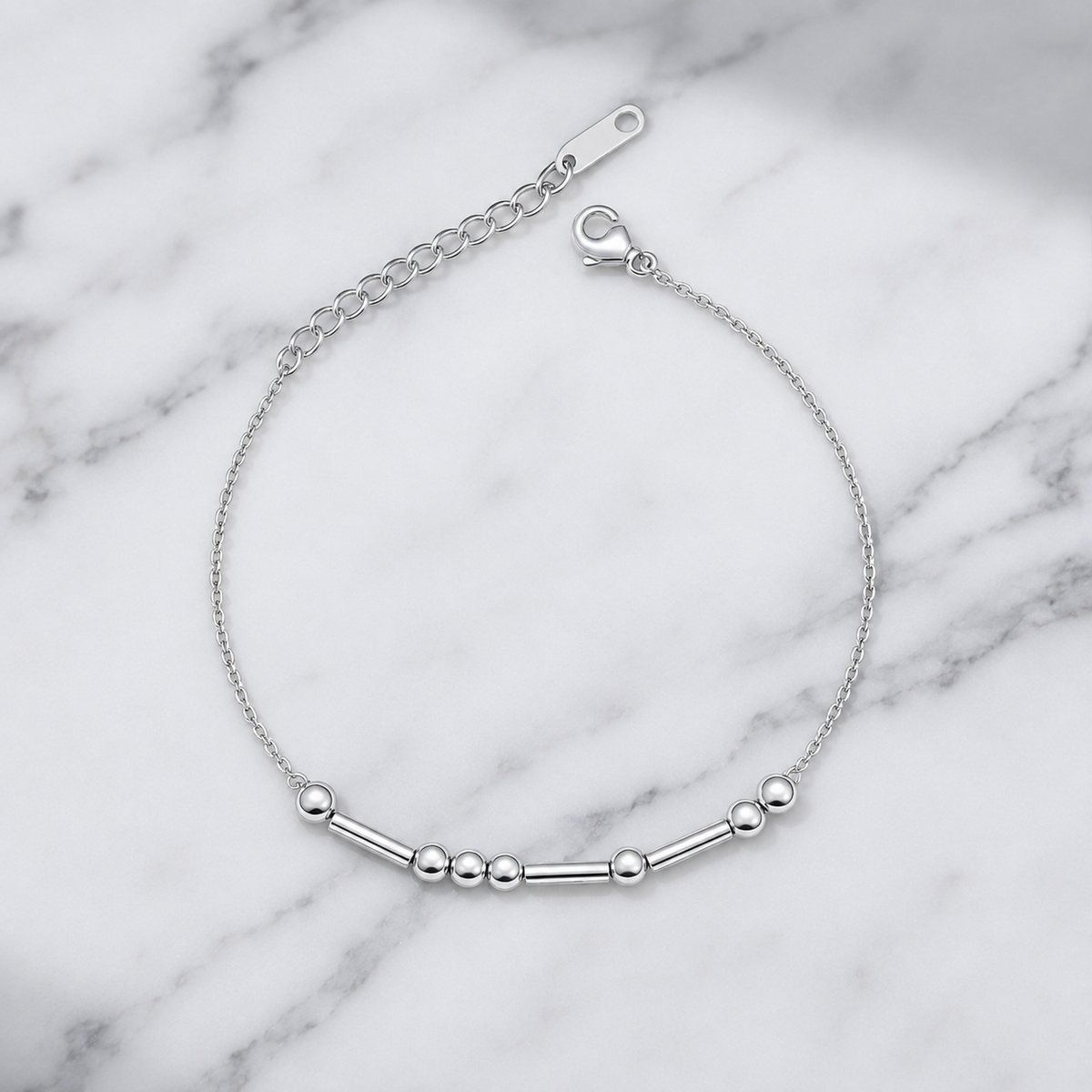 Personligt Morse Code Armband