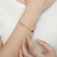 Elegant hjärta Födelsesten armband