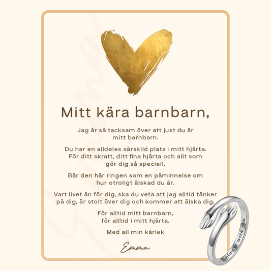 “Min kära dotter” omfamnings Ring