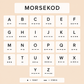 Personligt Morse Code Halsband