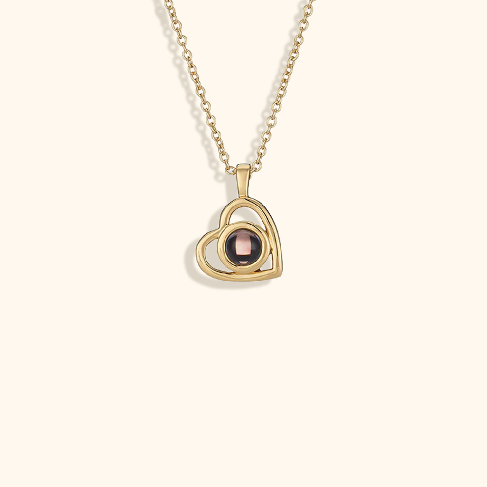 Hjärt-Foto Halsband