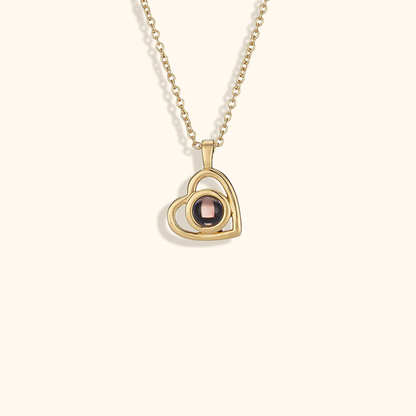 Hjärt-Foto Halsband
