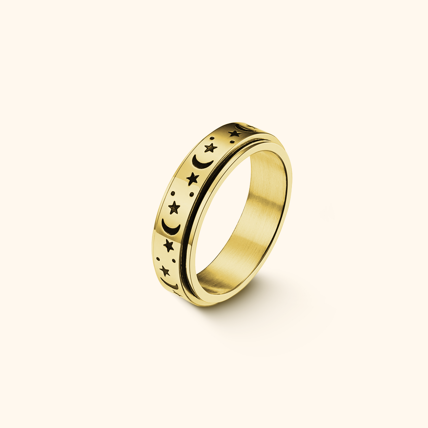 Anti-Stress ring med Fidget Spin