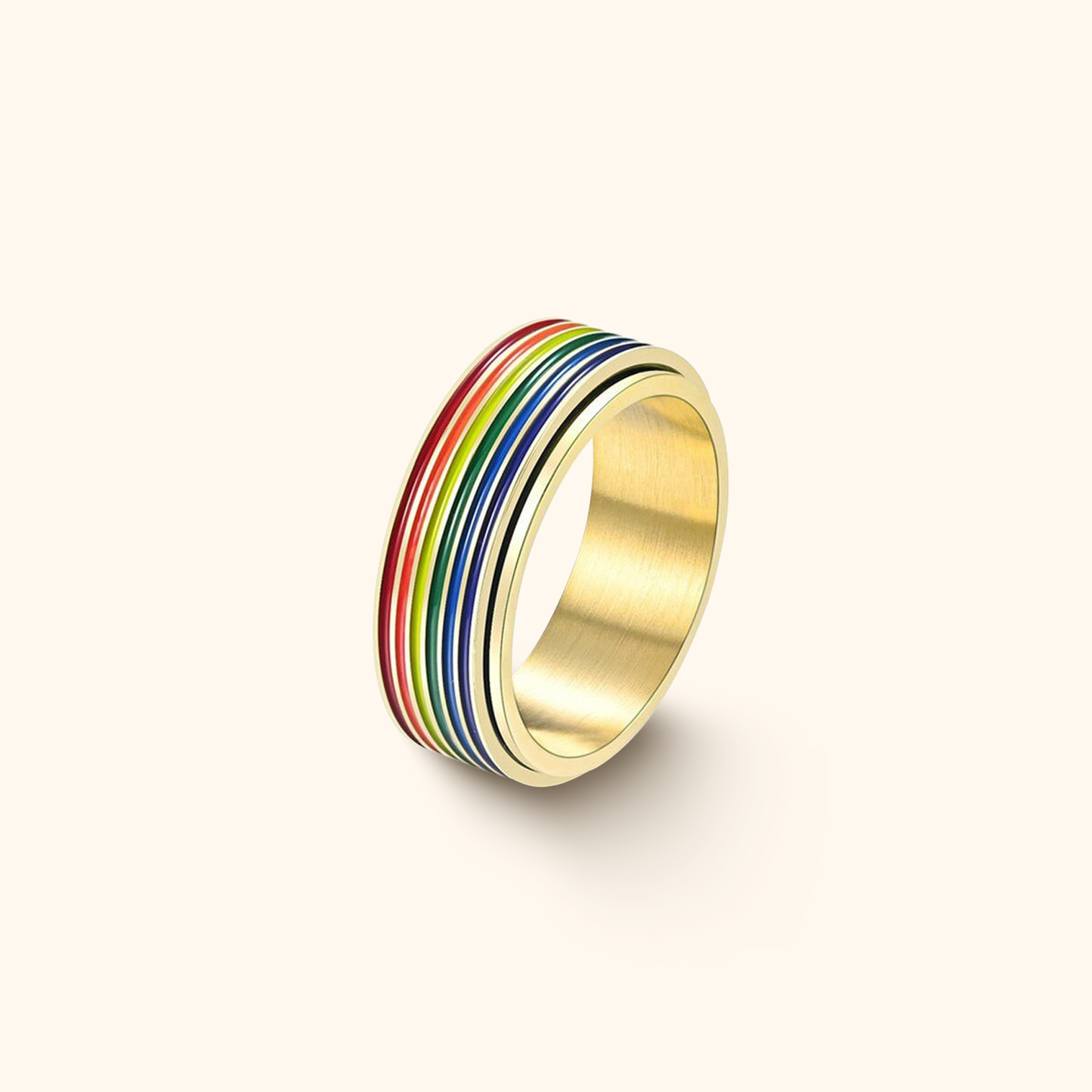 Anti-Stress ring med Fidget Spin