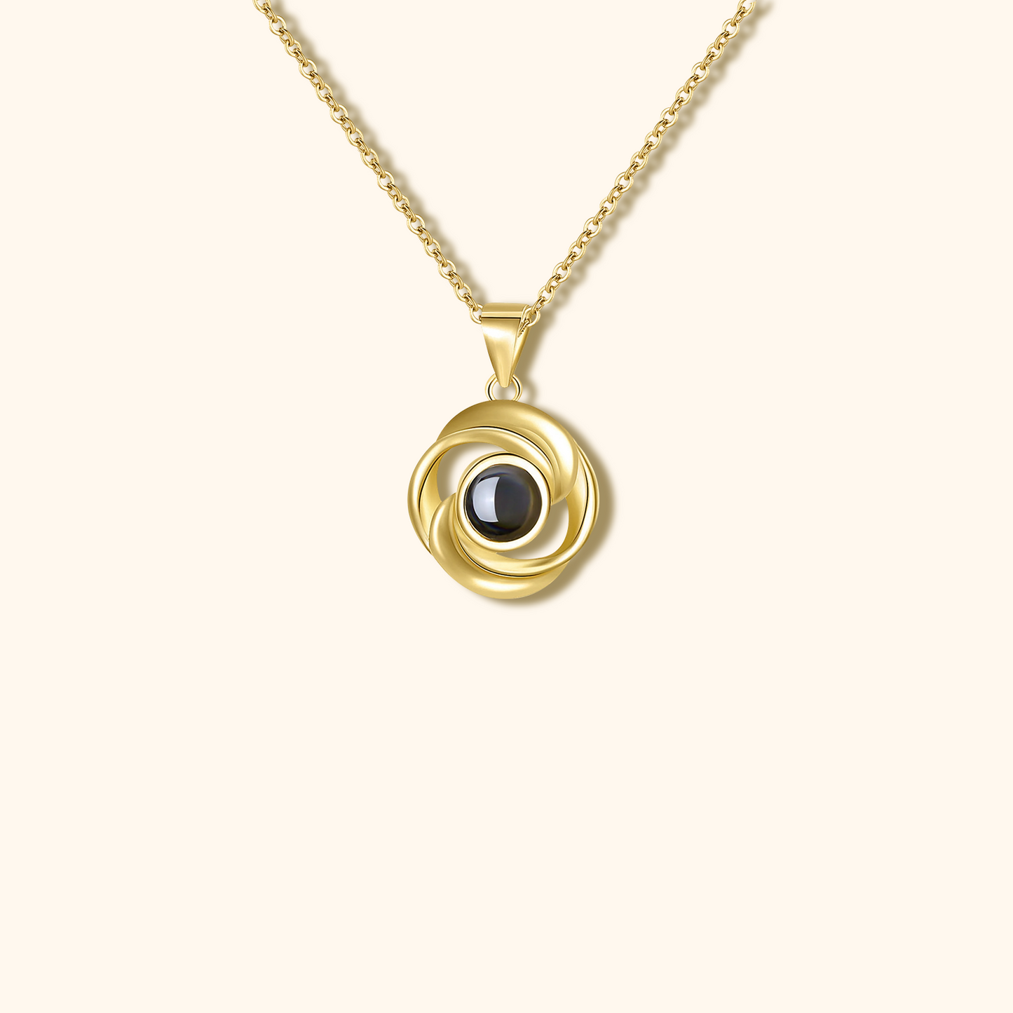 Virvelhalsband med Projektionsberlock