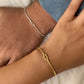 Sammanlänkad Knut Par Armband