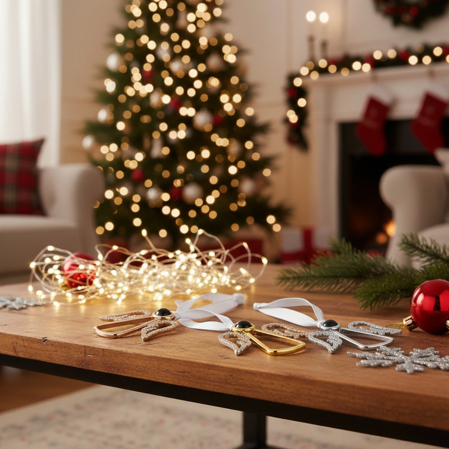 Ängl Avingar Foto Julegranshänge