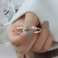 Personlig Silver Initial Ringen