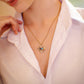Forever Together Graverat Birthstone Halsband