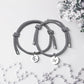 Magnetiskt pararmband med initialer