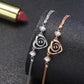 Elegant heart projection bracelet