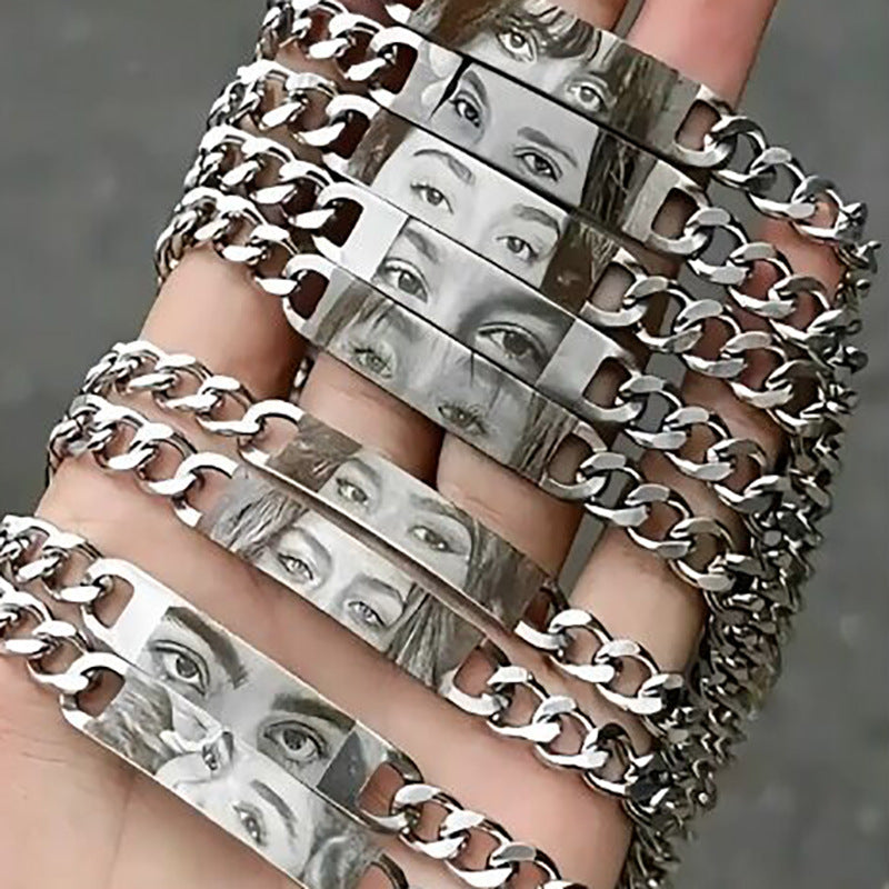 Personlig Gravyr Öga Armband